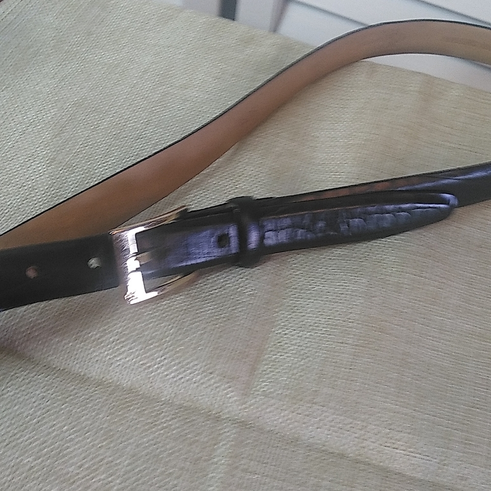 CK Calvin Klein Ladies Alligator Belt